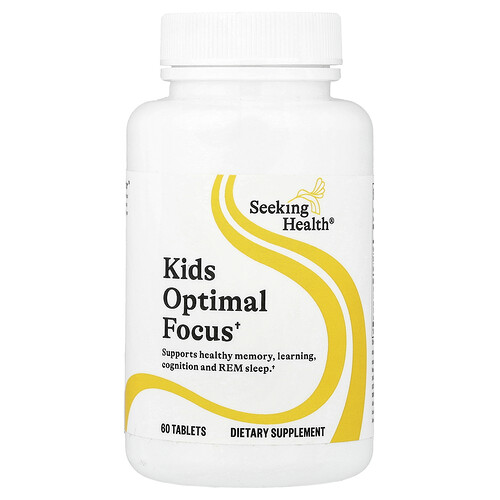 Seeking Health, Kids Optimal Focus, optimaler Fokus für Kinder, 60 Tabletten