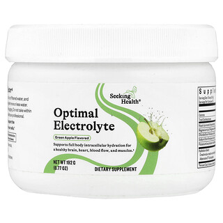 Seeking Health, Optimal Electrolyte, Green Apple, 192 g (6.77 oz)