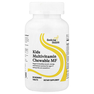 Seeking Health, Multivitamines à croquer pour enfants, 60 comprimés à croquer