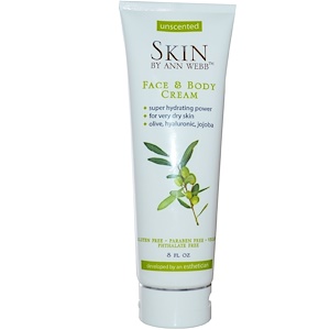 Отзывы о Скин бай Энн Уэбб, Face & Body Cream, Unscented, 8 fl oz