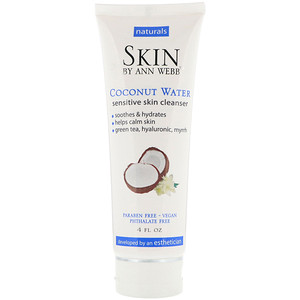 Отзывы о Скин бай Энн Уэбб, Sensitive Skin Cleanser, Coconut Water, 4 fl oz