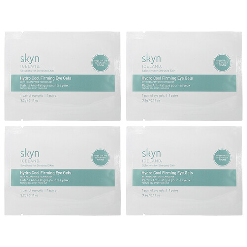 Skyn Iceland, Hydro Cool Firming Eye Gels , 4 Pairs