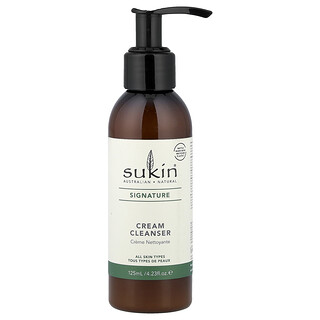 Sukin, Signature, cremă de curățare, 4,23 fl oz (125 ml)
