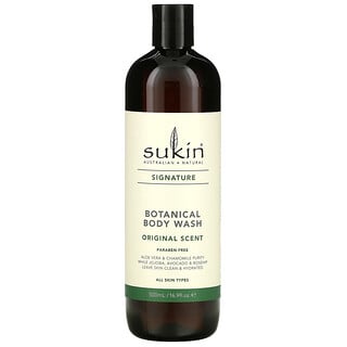 Sukin, Jabón corporal botánico exclusivo, original, 16,9 fl oz (500 ml)