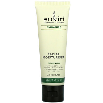 Sukin Facial Moisturiser, Signature, 1.69 fl oz (50 ml)