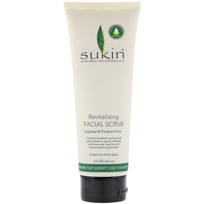 Sukin Revitalising Facial Scrub, 4.23 fl oz (125 ml)