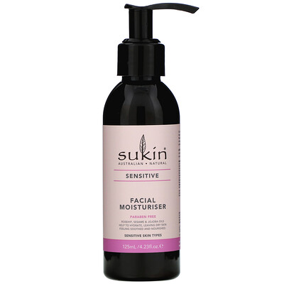 Sukin Увлажняющее средство для лица, для чувствительной кожи, 125 мл (4,23 жидк. унции)