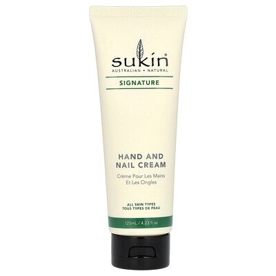Sukin  Signature  Hand and Nail Cream  4.23 fl oz (125 ml)