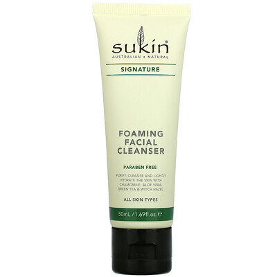 Sukin Foaming Facial Cleanser, 1.69 fl oz (50 ml)