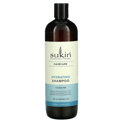 Купить Sukin Увлажняющий шампунь, для сухих и поврежденных волос, 500 мл (16, 9 жидк. унций)