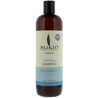 Sukin, 保濕洗髮水，乾燥和受損頭髮，16.9 盎司（500 毫升）