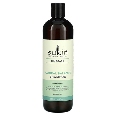 Sukin Шампунь для восстановления естественного баланса, для нормальных волос, 500мл (16,9жидк.унций)