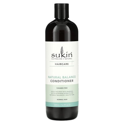 Купить Sukin кондиционер для восстановления естественного баланса, для нормальных волос, 500 мл (16, 9 жидк. унции)