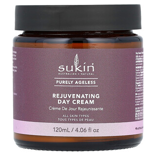 Sukin, Efecto antienvejecimiento, Crema rejuvenecedora para el día, 120 ml (4,06 oz. líq.)