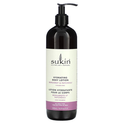 

Sukin Hydrating Body Lotion Bergamot & Patchouli 16.9 fl oz (500 ml)