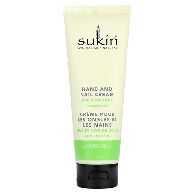 

Sukin Hand and Nail Cream Lime & Coconut 4.23 oz (125 ml)