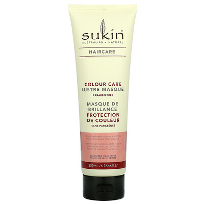 Sukin Color Care, маска для блеска, 200 мл (6,76 жидк. Унции)