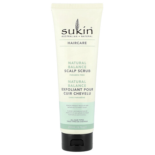 Sukin Haircare, Natural Balance Scalp Scrub, All Hair Types , 6.76 fl oz (200 ml)