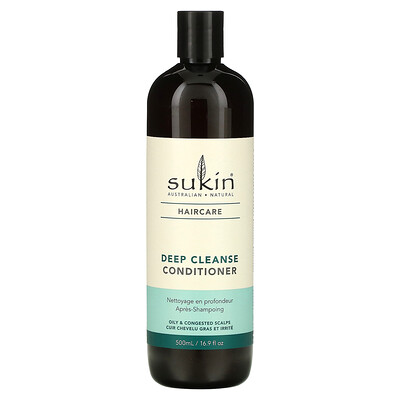 

Sukin Deep Cleanse Conditioner Oily & Congested Scalps 16.9 fl oz (500 ml)