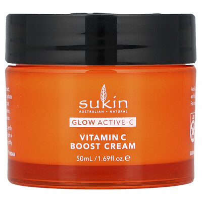 Product Image for Sukin, Glow Active-C, Vitamin C Boost Cream , 1.69 fl oz (50 ml)