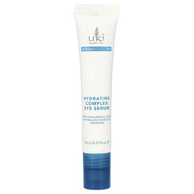Product Image for Sukin, AquaBoost 3D, Hyaluronic Acid Eye Serum, 0.51 fl oz (15 ml)