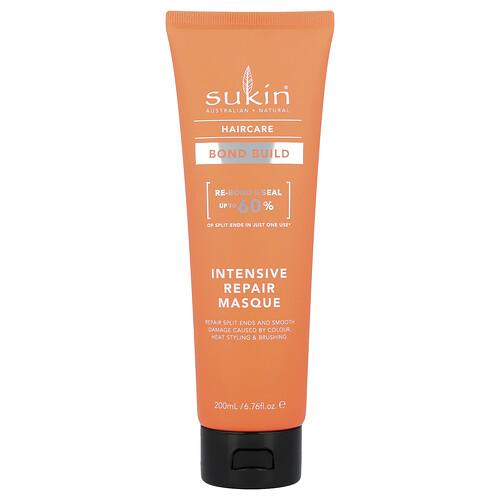 Sukin, Haircare, Bond Build, Intensive Repair Masque, 6.76 fl oz (200 ml)