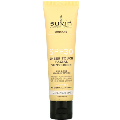 

Sukin Sheer Touch солнцезащитное средство для лица SPF 30 без тонирующего эффекта 60 мл (2 03 жидк. унции)