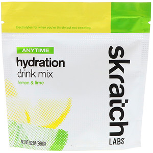 Отзывы о SKRATCH LABS, Anytime Hydration Drink Mix, Lemon & Lime, 9.2 oz (260 g)