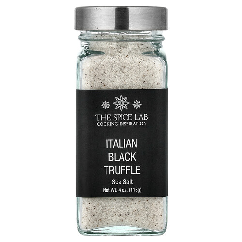 The Spice Lab, Italian Black Truffle, Sea Salt, 4 oz (113 g)