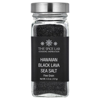 The Spice Lab, 夏威夷黑熔岩海盐，细粒，4.3 盎司（121 克）