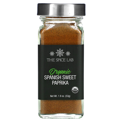 The Spice Lab Органическая испанская сладкая паприка, 53 г (1,9 унции)