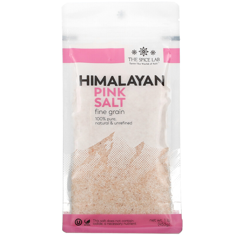 The Spice Lab, Himalayan Pink Salt, Fine Grain, 1 lb (453 g) iHerb