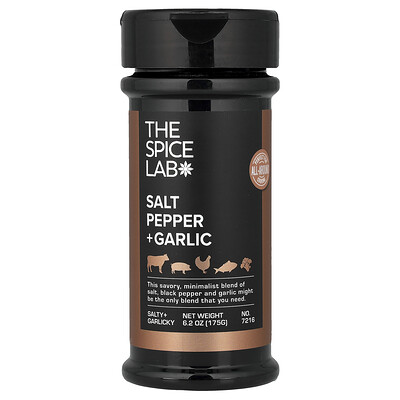 Product Image for The Spice Lab, Salt Pepper + Garlic, 6.2 oz (175 g)