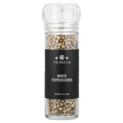 Product Image for The Spice Lab, White Peppercorns , 2.2 oz (56 g)