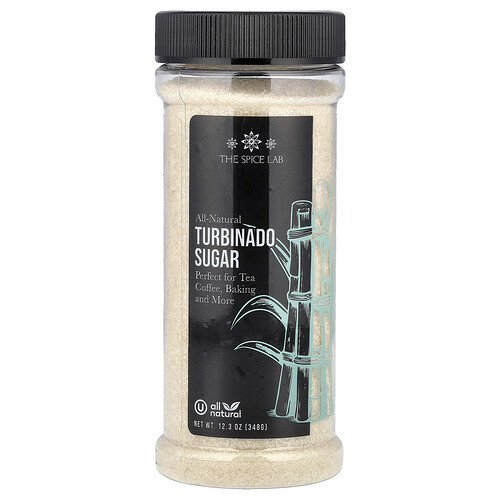 The Spice Lab, Turbinado Sugar, Turbinado-Zucker, 348 g (12,3 oz.)