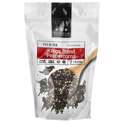 Product Image for The Spice Lab, Kings Blend Peppercorns, 1 lb (453 g)