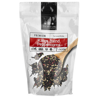 The Spice Lab, Pimienta en granos de King's Blend, 453 g (1 lb)
