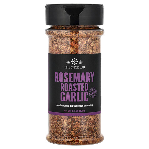 The Spice Lab, Mit Rosmarin gerösteter Knoblauch, 138 g (4,9 oz.)