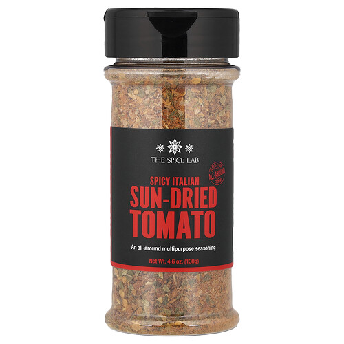 The Spice Lab, Würzige italienische sonnengetrocknete Tomate, 130,4 g (4,6 oz.)