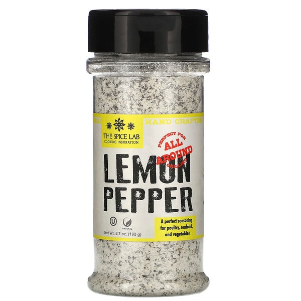 The Spice Lab‏, Lemon Pepper, 6.7 oz (190 g)