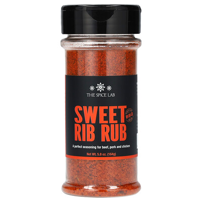 The Spice Lab  Sweet Rib Rub  5.8 oz (164 g)