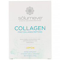 Collagen Peptides Plus Vitamin C & Hyaluronic Acid, Lemon, 30 Packets, 0.18 oz (5.15 g) Each - изображение