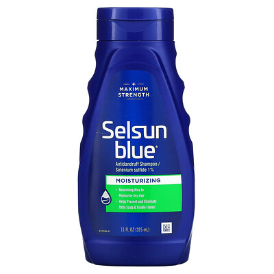 Купить Selsun Blue Шампунь против перхоти, увлажняющий, 325 мл (11 жидк. Унций)