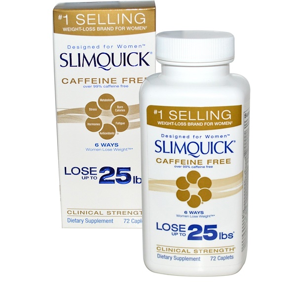 SlimQuick, Клиническая сила, кофеин, 72 таблетки (Discontinued Item) 