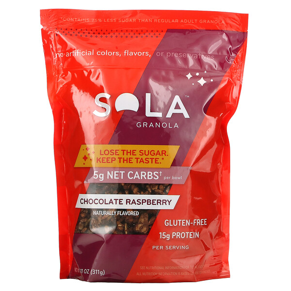 Sola‏, Granola, Chocolate Raspberry, 11 oz (311 g)