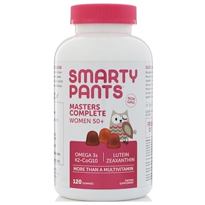 SmartyPants, Masters Complete, Women 50+, More Than A Multivitamin, 120 Gummies