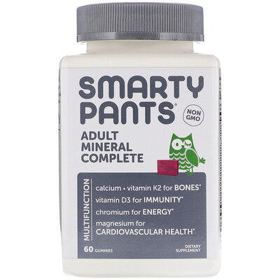 SmartyPants Минеральный комплекс для взрослых, 60 жевательных таблеток