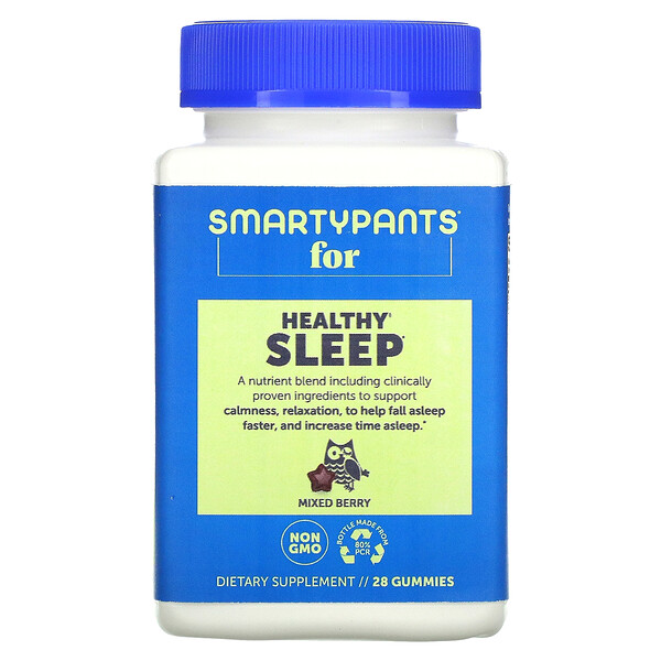 SmartyPants, Healthy Sleep, Mixed Berry, 28 Gummies