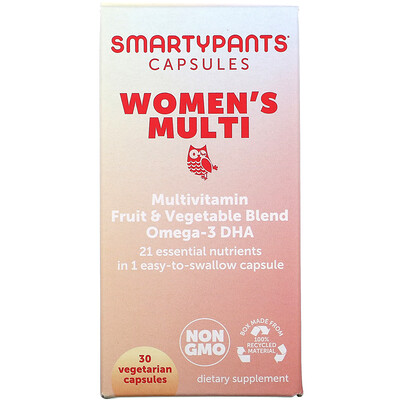 SmartyPants Women's Multi, 30 Vegetarian Capsules