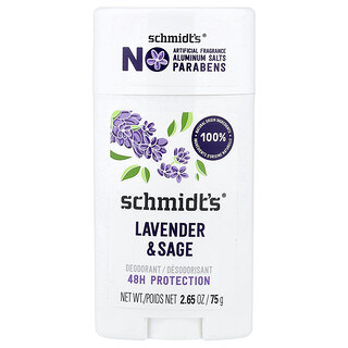 Schmidt's, Deodorantti, laventeli ja salvia, 75 g
